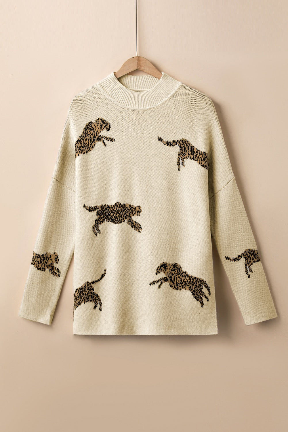 Cheetah High Neck Sweater December.